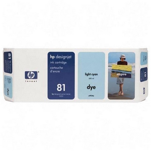 ..OEM HP C4934A (HP 81) Light Cyan Dye Ink Cartridge