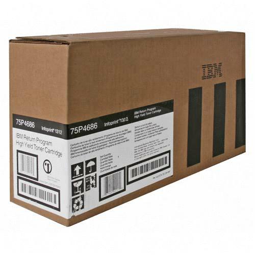 ..OEM IBM 75P4686 Black, High-Yield, Return Program, Toner Cartridge (6,000 page yield)