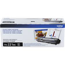 ..OEM Brother TN-221K Black Toner Cartridge (2,500 page yield)