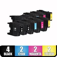 .Brother LC-75 Compatible Combo (4BK/2C/2M/2Y) Inkjet Cartridges Box