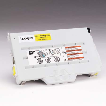 ..OEM Lexmark 15W0902 Yellow Toner Cartridge (7,200 page yield)