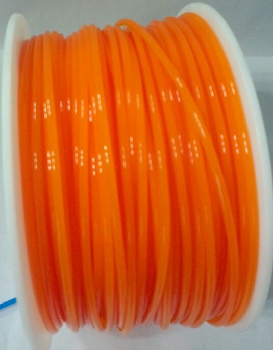 Transparent Orange 3D Printing 1.75mm PLA Filament Roll