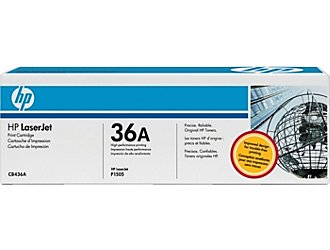 ..OEM HP CB436AD (HP 36A) Black, 2 pack, Toner Cartridges (2 x 2,000 page yield)