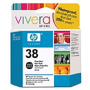 ..OEM HP C9413A (HP 38) Photo Black Inkjet Printer Cartridge (1,340 page yield)