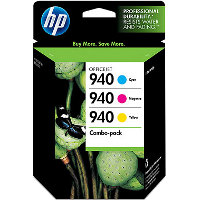 ..OEM HP CN065FN (HP 940) Combo Pack, C/M/Y, Inkjet Cartridges (900 page yield each)