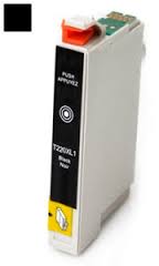 Epson T220XL120 Black, Hi-Yield, Remanufactured Ink Cartridges (500 page yield)
