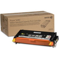 ..OEM Xerox 106R01390 Yellow Laser Toner Cartridge, Phaser 6280 (2,200 page yield)