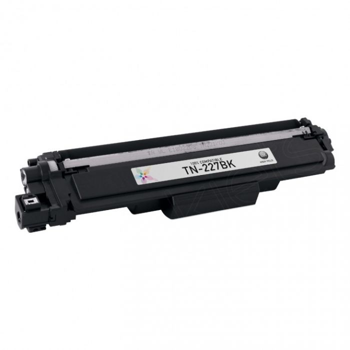 .Brother TN-227BK Hi Yield Compatible Black Toner Cartridge (3,000 page yield)