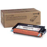 ..OEM Xerox 106R01392 Cyan, Hi-Yield, Laser Toner Cartridge, Phaser 6280 (5,900 page yield)