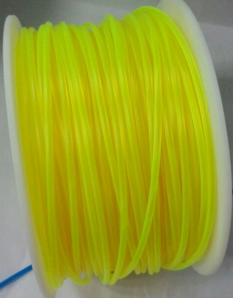 Transparent Yellow 3D Printing 1.75mm PLA Filament Roll