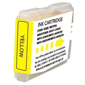 .Brother LC-51Y Yellow Compatible Inkjet Cartridge (400 page yield)