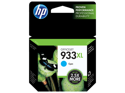 ..OEM HP CN054AN (HP 933XL) Cyan, Hi-Yield, Inkjet Cartridge (825 page yield)