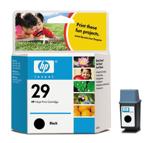 ..OEM HP 51629A (HP 29) Black, Print Cartridge, 40 ml (650 page yield)