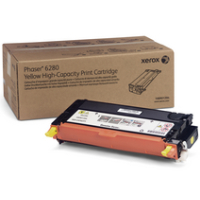 ..OEM Xerox 106R01394 Yellow, Hi-Yield, Laser Toner Cartridge, Phaser 6280 (5,900 page yield)