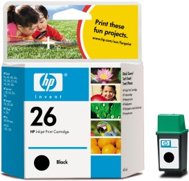..OEM HP 51626A (HP 26) Black Print Cartridge, 40ml (795 page yield)