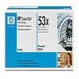 ..OEM HP Q7553X (HP 53X) Black, Hi-Yield, Toner Print Cartridge (7,000 page yield)