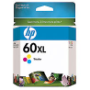 ..OEM HP CC644WN (HP 60XL) Tri-Color, Hi-Yield, Inkjet Printer Cartridge (440 page yield)