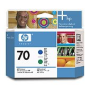 ..OEM C9408A (HP 70) Blue / Green Printhead