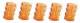 .Xerox 016-2047-00 (5) Yellow Compatible Solid Ink Sticks, Phaser 8200 (7,000 page yield)