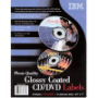 IBM Impreso 01P8195 Inkjet Glossy Coated CD/DVD Labels, 2up, 8.5 in x 11 in, 10 sheets, 20 labels